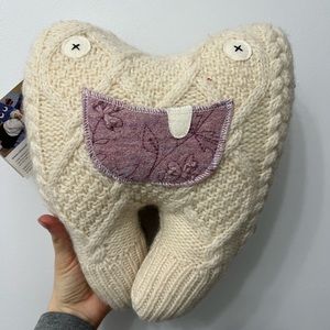 Plush toy for tooth fairy visits